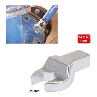 KS Tools 14x18mm Einsteck-Maulschlüssel, 29mm
