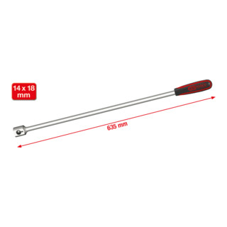KS Tools 14x18mm ERGOTORQUEplus Universal-Einsteck-Schlüssel