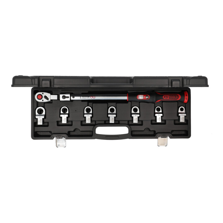 KS Tools 14x18mm INFINITOOL Einsteck-Drehmomentschlüssel-Satz 20-200Nm, 9-tlg