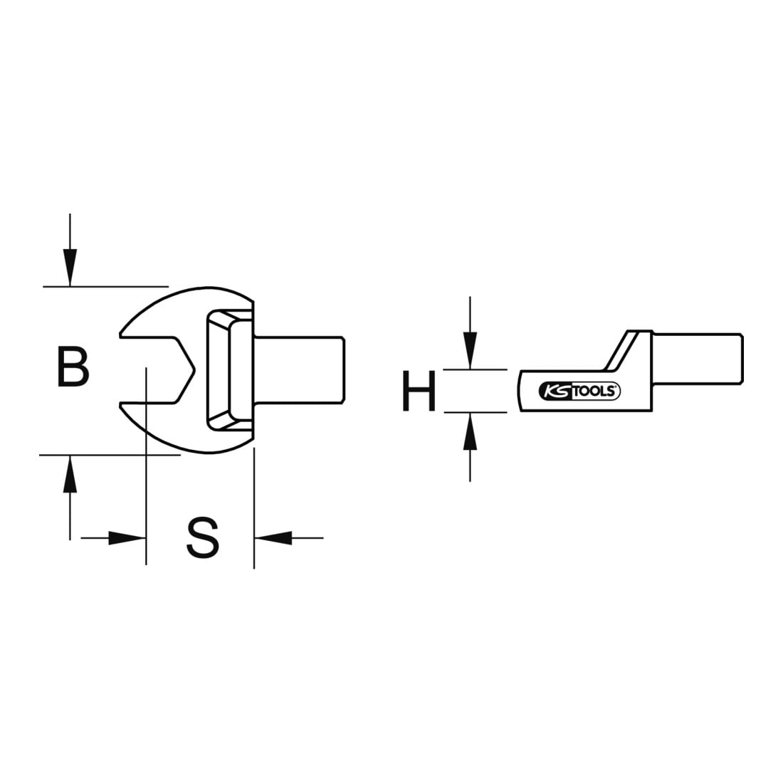 KS Tools 14x18mm steeksleutel
