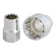 KS Tools 19mm TRIPLEplus Durchgangs-Stecknuss, 24mm