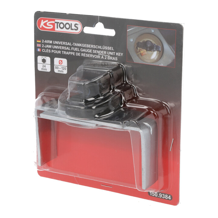 KS Tools 2-Arm Universal-Tankgeberschlüssel, Ø 80-120mm