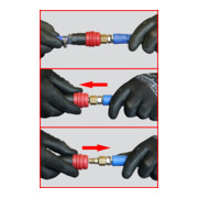 KS Tools 2 Stufen-Druckluft-Sicherheitskupplung mit Schlauchtülle-5