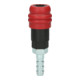 KS Tools 2-traps persluchtveiligheidskoppeling met slangpilaar, 11mm