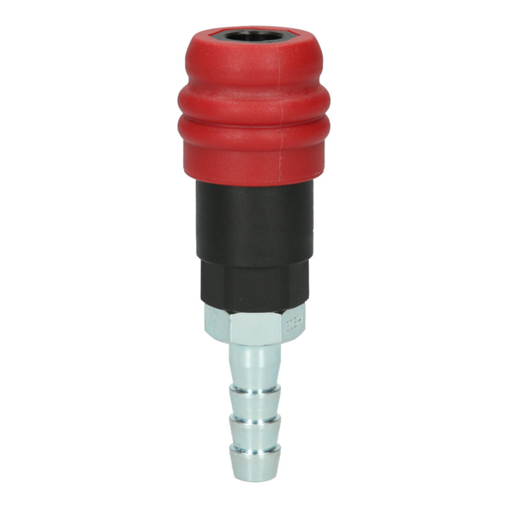KS Tools 2-traps persluchtveiligheidskoppeling met slangpilaar, 11mm