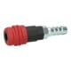 KS Tools 2-traps persluchtveiligheidskoppeling met slangpilaar, 14,5mm