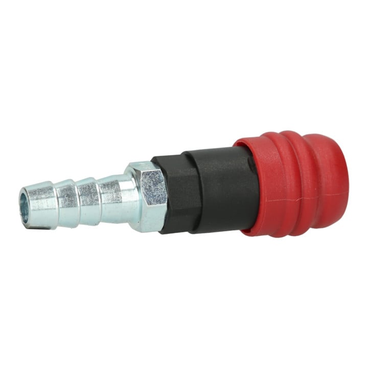 KS Tools 2-traps persluchtveiligheidskoppeling met slangpilaar, 14,5mm