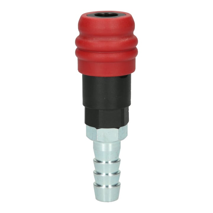 KS Tools 2-traps persluchtveiligheidskoppeling met slangpilaar, 14,5mm