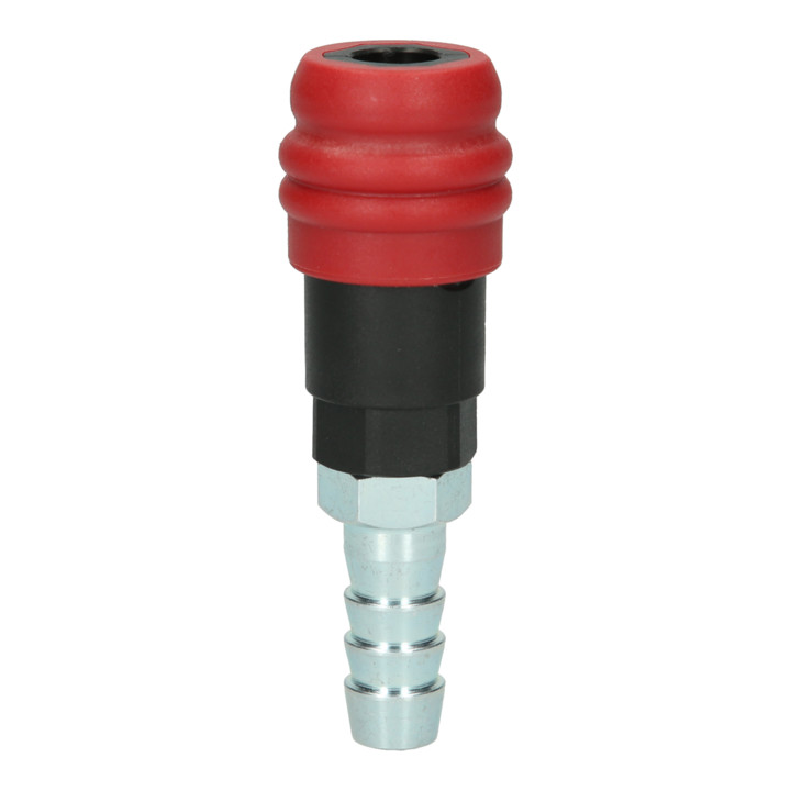 KS Tools 2-traps persluchtveiligheidskoppeling met slangpilaar, 14,5mm