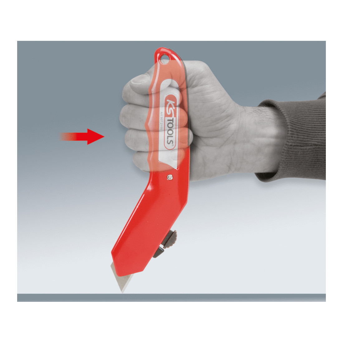 KS Tools 2-Wege-Profi-Universal-Messer, 165mm