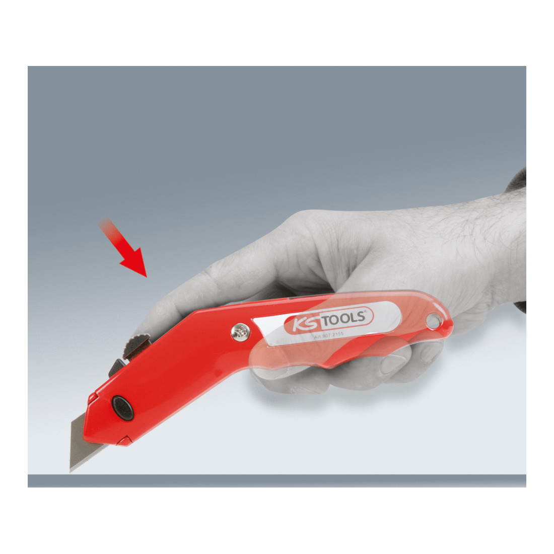 KS Tools 2-Wege-Profi-Universal-Messer, 165mm