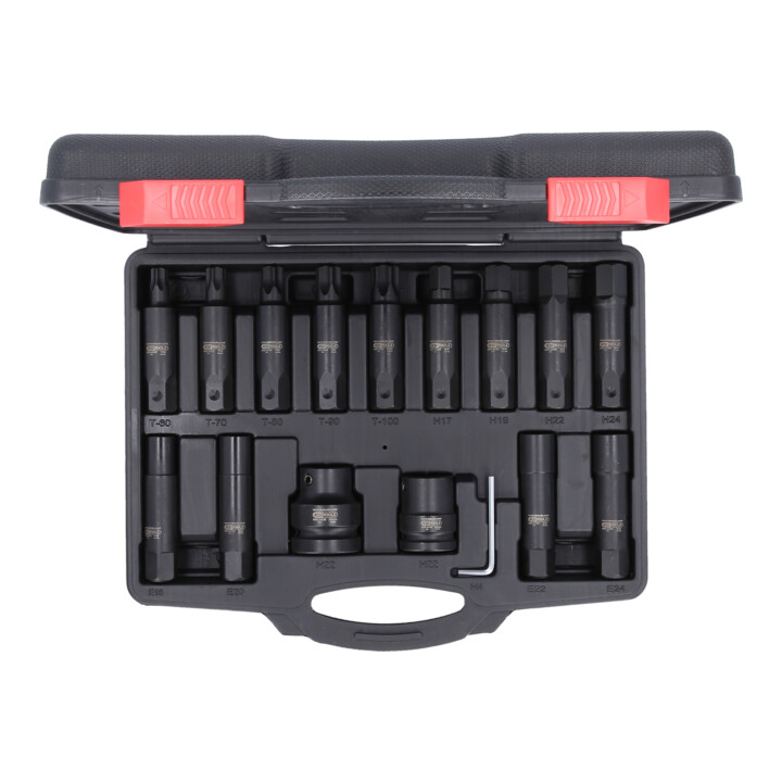 KS Tools 3/4"+1" Kraft-Wechselbit-Satz, 16-teilig