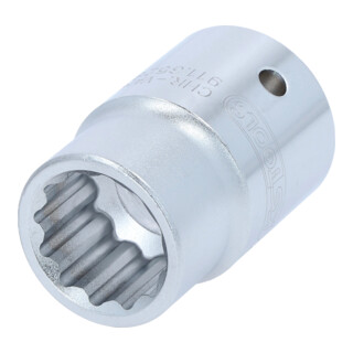 KS Tools 3/4" 12-kant-Stecknuss, kurz, 22 mm