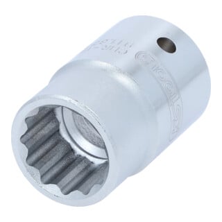 KS Tools 3/4" 12-kant-Stecknuss, kurz, 23 mm