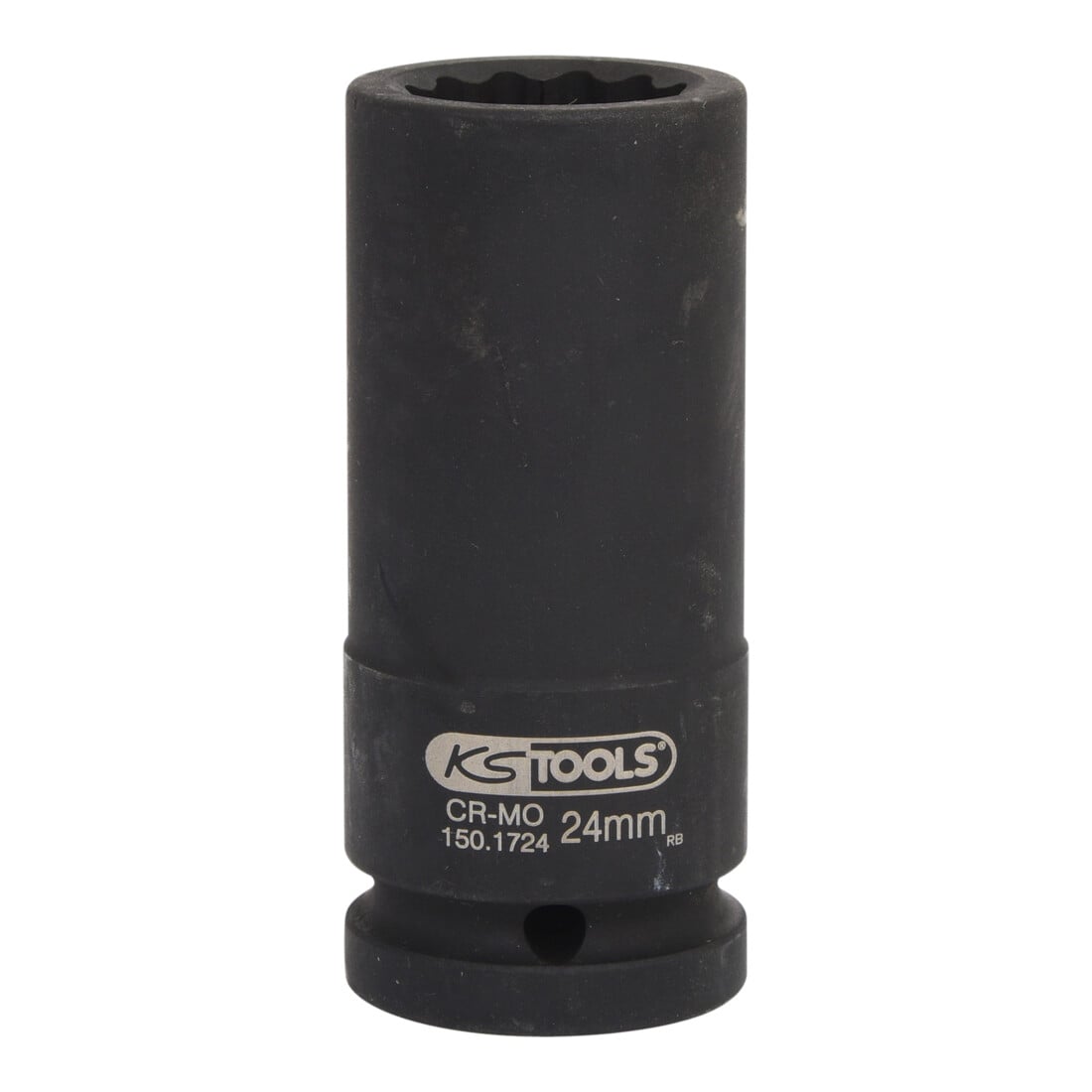 KS Tools 3/4" 12 zeskant aandrijfas, lang, 24mm