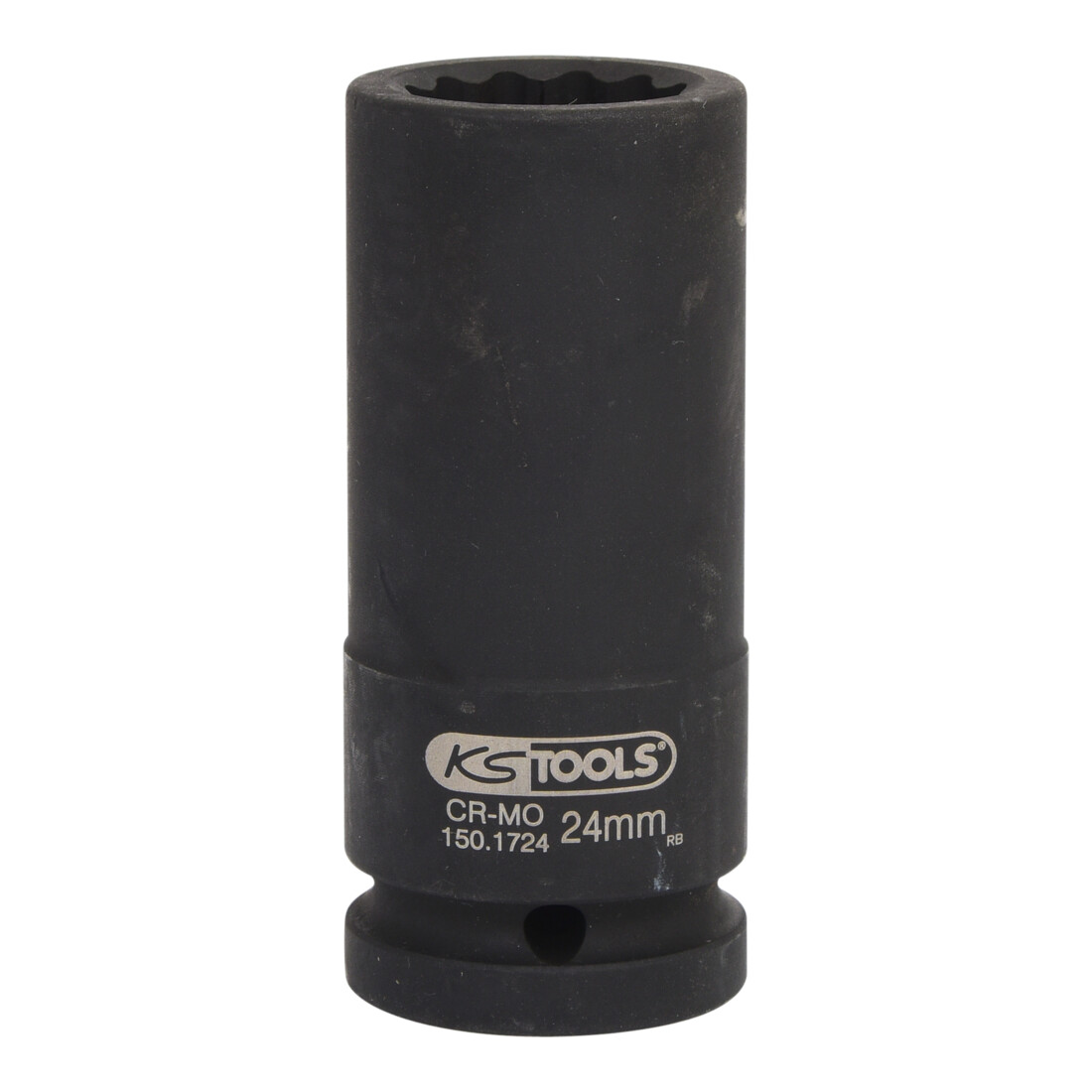 KS Tools 3/4" 12 zeskant aandrijfas, lang, 24mm