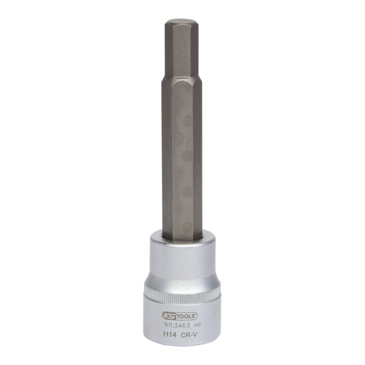 KS Tools 3/4" Bit-Stecknuss Innensechskant, lang, 14 mm