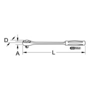 KS Tools 3/4" clé à cliquet réversible-4