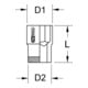 KS Tools 3/4" Douilles 6 pans BRONZEplus 1.13/16"-3