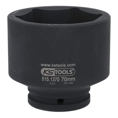 KS Tools 3/4" Douilles à chocs 6 pans, courtes, 70mm