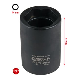 KS Tools 3/4 inch steunvoegbus voor PSA, 44 mm