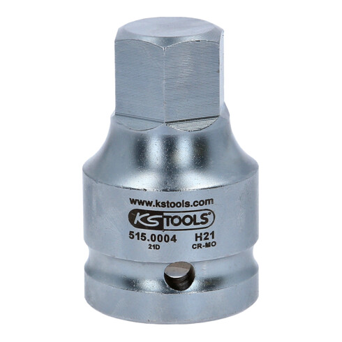 KS Tools 3/4" krachtdop bit zeskant kort