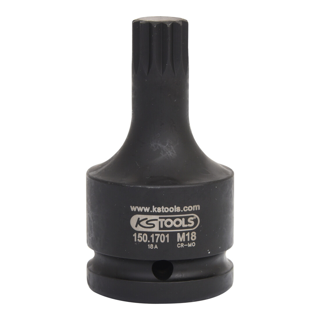 KS Tools 3/4" krachtdop bit voor meertands (XZN®) schroeven, kort