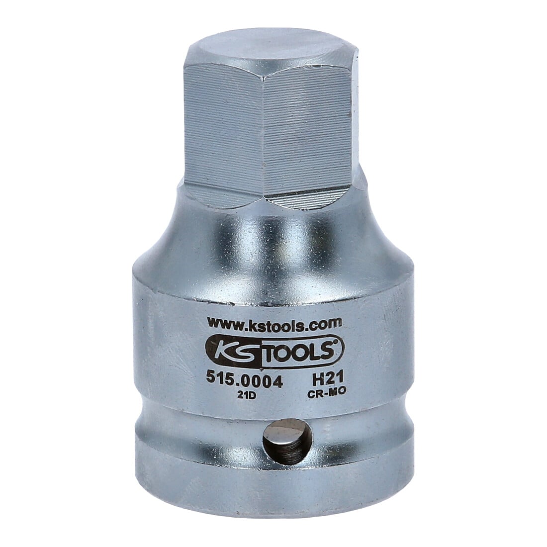 KS Tools 3/4" Kraft-Bit-Stecknuss Innensechskant kurz