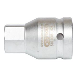 KS Tools 3/4" Kraft-Bit-Stecknuss Innensechskant kurz, 24mm