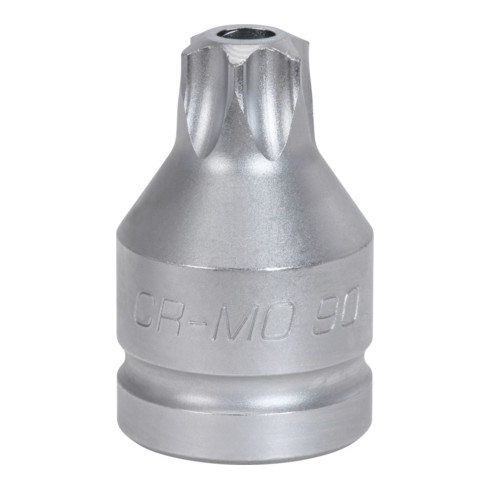 KS Tools 3/4" Kraft-Bit-Stecknuss TX mit Bohrung, kurz, TB90