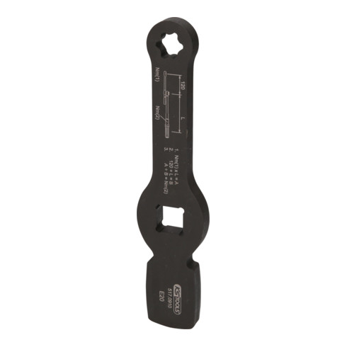 KS Tools 3/4" Schlag-Torx-E-Schlüssel mit 2 Schlagflächen