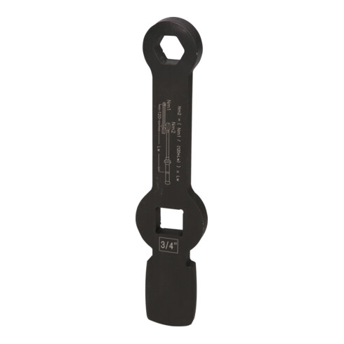 KS Tools 3/4" Schlag-Zwölfkant-Schlüssel mit 2 Schlagflächen