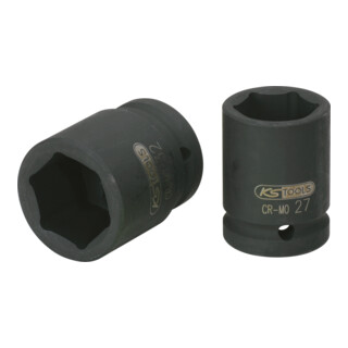 KS Tools 3/4" Sechskant-Kraft-Stecknuss, kurz, 1.1/4"
