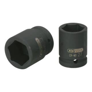 KS Tools 3/4" Sechskant-Kraft-Stecknuss, kurz, 1"