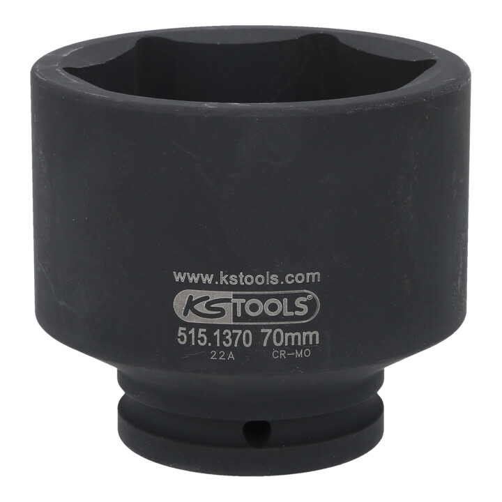KS Tools 3/4" Sechskant-Kraft-Stecknuss, kurz, 70mm