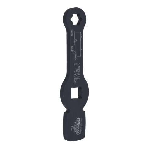 KS Tools 3/4" impact Torx E sleutel met 2 slagvlakken