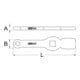 KS Tools 3/4" slag TX E-sleutel met 2 slagvlakken, E18