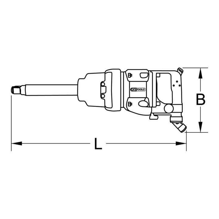 KS Tools 3/4" supermonSTER slagmoersleutel 3405Nm 504mm
