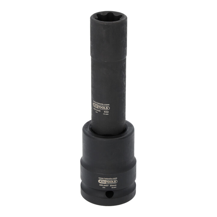 KS Tools 3/4" TX-E krachtdop, lang, E22