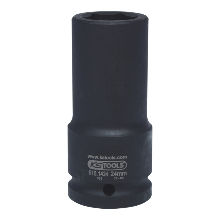 KS Tools 3/4" zeskant dopsleutel, lang, 24mm