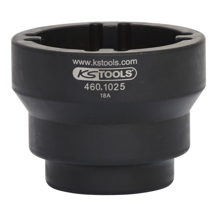 KS Tools 3/4 Zoll Nutmuttern-Schlüssel mit 4 Zapfen für DAF, Innenzapfen D. 50 mm
