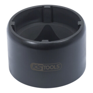 KS Tools 3/4 Zoll Nutmuttern-Schlüssel mit 4 Zapfen für Scania, 72/80 mm