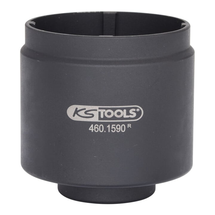 KS Tools 3/4 Zoll Nutmuttern-Schlüssel mit 4 Zapfen für Scania, Innenzapfen D. 65 mm