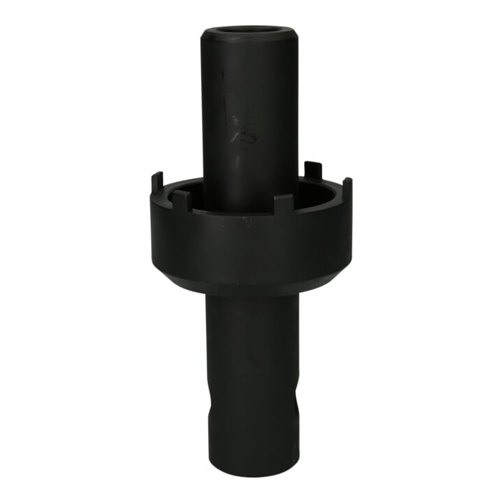 KS Tools 3/4 Zoll Nutmuttern-Schlüssel mit 6 Zapfen, Führungsrohr für Mercedes-Trailer-Achsen, Innenzapfen D. 82 mm
