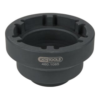 KS Tools 3/4 Zoll Nutmuttern-Schlüssel mit 6 Zapfen für DAF, Innenzapfen D. 66 mm