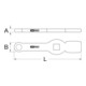 KS Tools 3/4 Zoll Schlag-Zwölfkant-Schlüssel mit 2 Schlagflächen, 19 mm-4