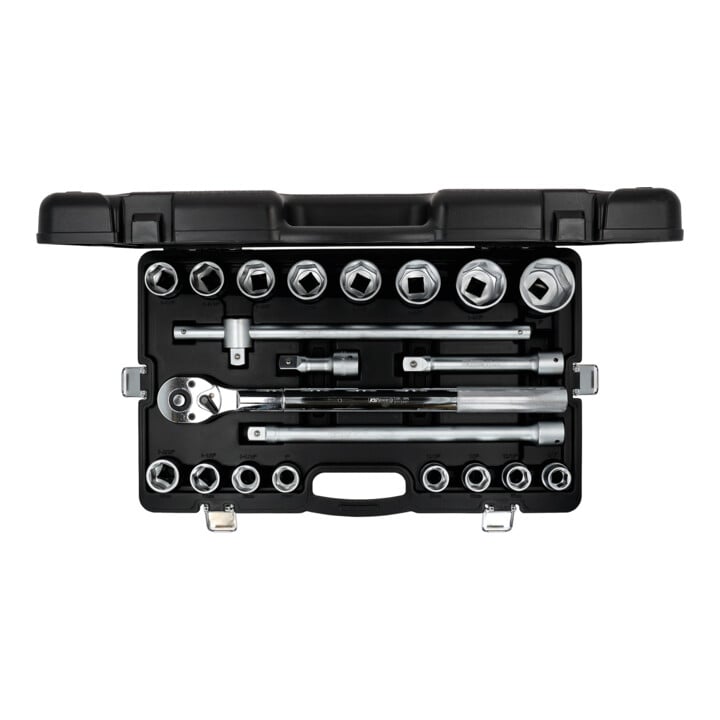 KS Tools 3/4 Zoll Steckschlüssel-Satz, 21-tlg. 6-kant