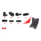 KS Tools 3/8"+1/2" dopsleutelset, 7-delig.