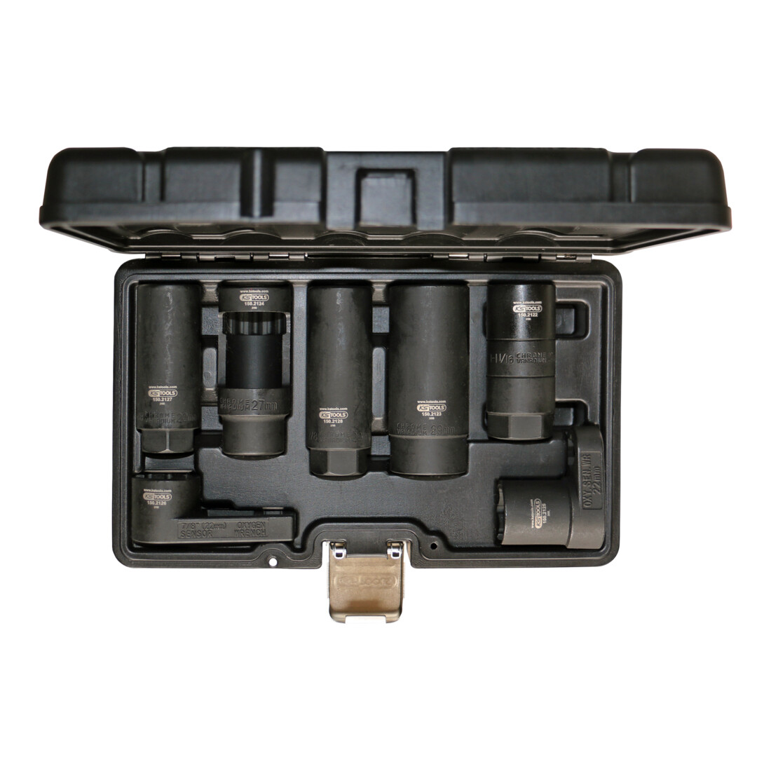 KS Tools 3/8"+1/2" Sensoren-Stecknuss-Satz, 7-tlg.