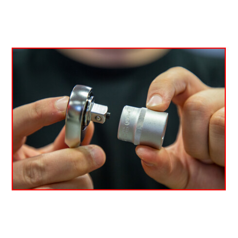 KS Tools 3/8"+1/2" TRIPLEplus Durchgangs-Steckschlüssel-Satz, 17-teilig